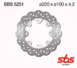 Sbs Jarrulevy Standard - Moottoripyörän jarrulevyt - D241852 - 1