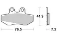 Sbs Jarrupalat Carbon Tech - Moottoripyörän jarrupalat - D220542 - 1