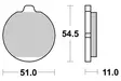 Sbs Jarrupalat Ceramic - Moottoripyörän jarrupalat - D2492 - 1