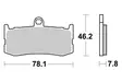 Sbs Jarrupalat Dual Carbon - Moottoripyörän jarrupalat - D85472 - 2
