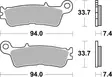 Sbs Jarrupalat Racing Sintered - Moottoripyörän jarrupalat - D341502 - 2