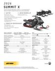 SKI-DOO 26 SUMMIT X 154 850 E-TEC TURBO R SHOT 10,25 76MM POWDER MAX ULTRA FLEX - Ski-Doo Syvä lumi 2026 - 139262 - 3