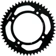 Supersprox Alumiini takaratas RAL-898:46 Musta - Moottoripyörän takarattaat - D307472 - 1