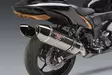 Yoshimura HAYABUSA 2022 Race R-77 Dual Stainless Slip-On Exhaust, w/ Onyx Muffle - Moottoripyörän äänenvaimentimet - D417672 - 1