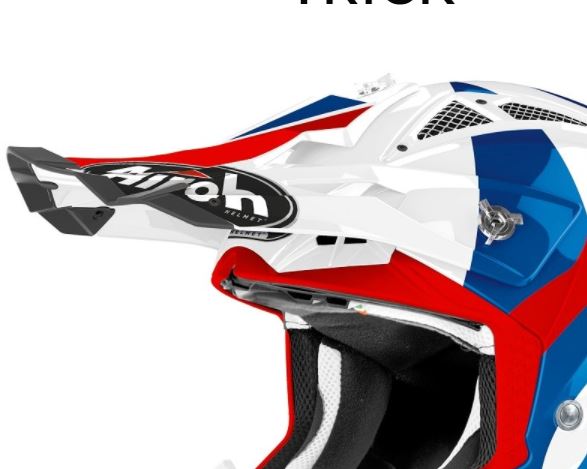 Airoh Aviator Ace Lippa Trick blue gloss - Offroad kypärien lipat - D342012 - 1