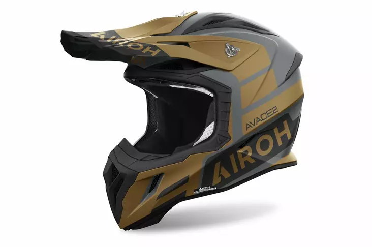 Airoh Kypärä Aviator Ace 2 Sake gold matta - Offroad-kypärät - D481022 - 1