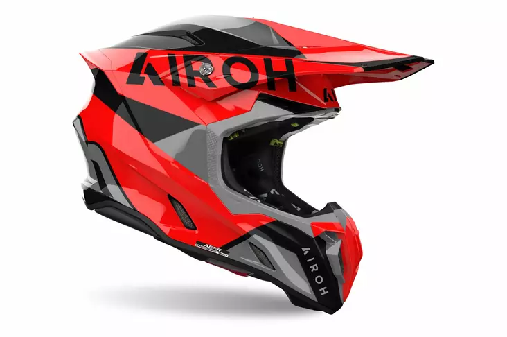 Airoh Kypärä Twist 3 King punainen kiiltävä - Offroad-kypärät - D481062 - 1