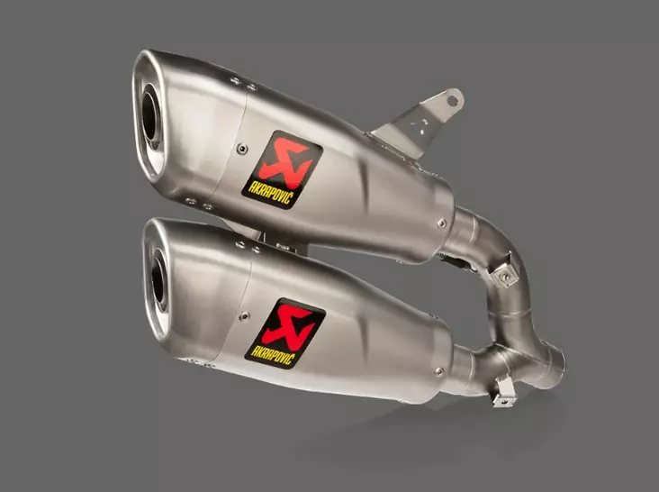 Akrapovic Slip-On Line (Titaani) Monster 2021- - Moottoripyörän äänenvaimentimet - D447282 - 1