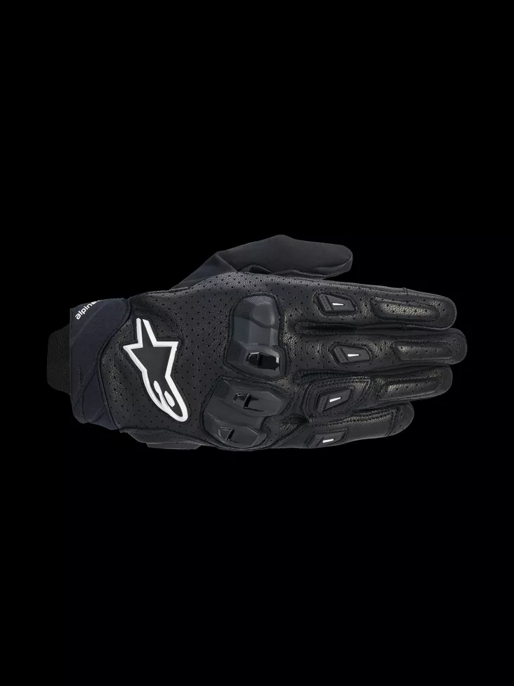 Alpinestars Ajohanskat SP X 7 Air Musta/Valkoinen - Lyhyet moottoripyörähanskat - D505452 - 1