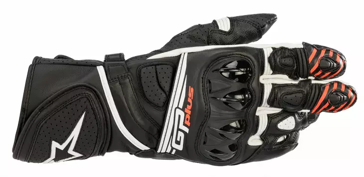 Alpinestars Hanska GP Plus R v2 Musta/Valk - Nahkaiset moottoripyörähanskat - D279012 - 1