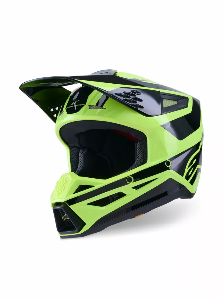Alpinestars Kypärä S-M3 Heat Fluo Keltainen/Musta - Offroad-kypärät - D513792 - 1