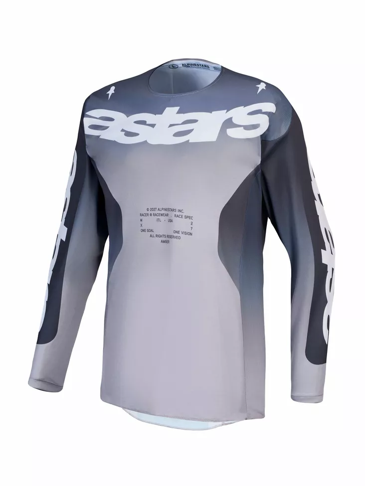 Alpinestars Paita Racer Amber Harmaa/Vaalea Lila - Motocross paidat MX - D540972 - 1