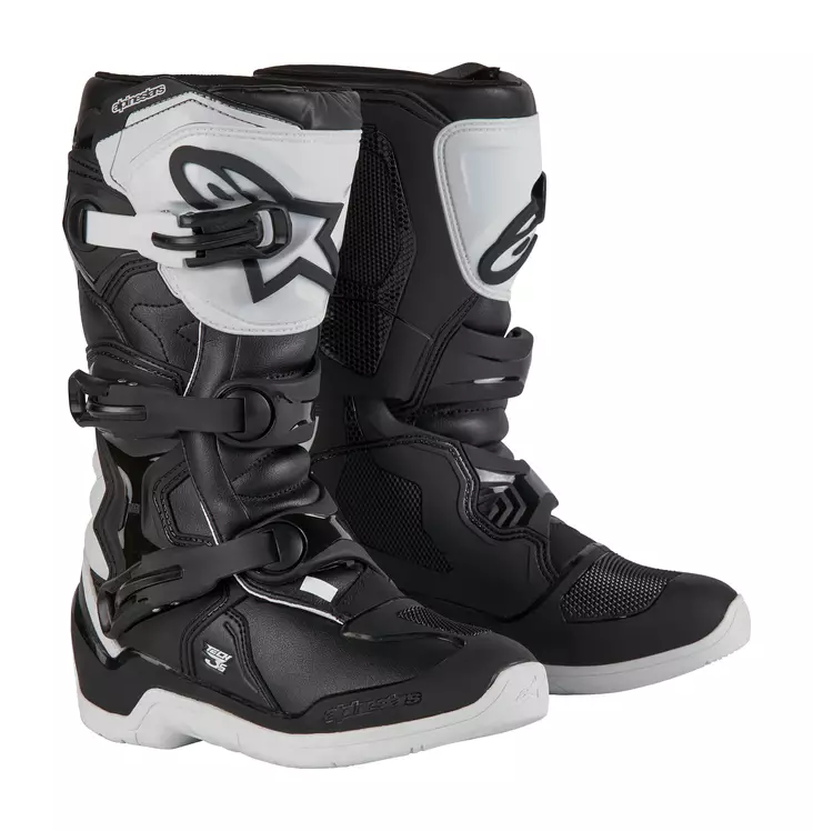 Alpinestars Saapas Tech 3s Barn Musta/Valkoinen - Offroad ajosaappaat - D471242 - 1