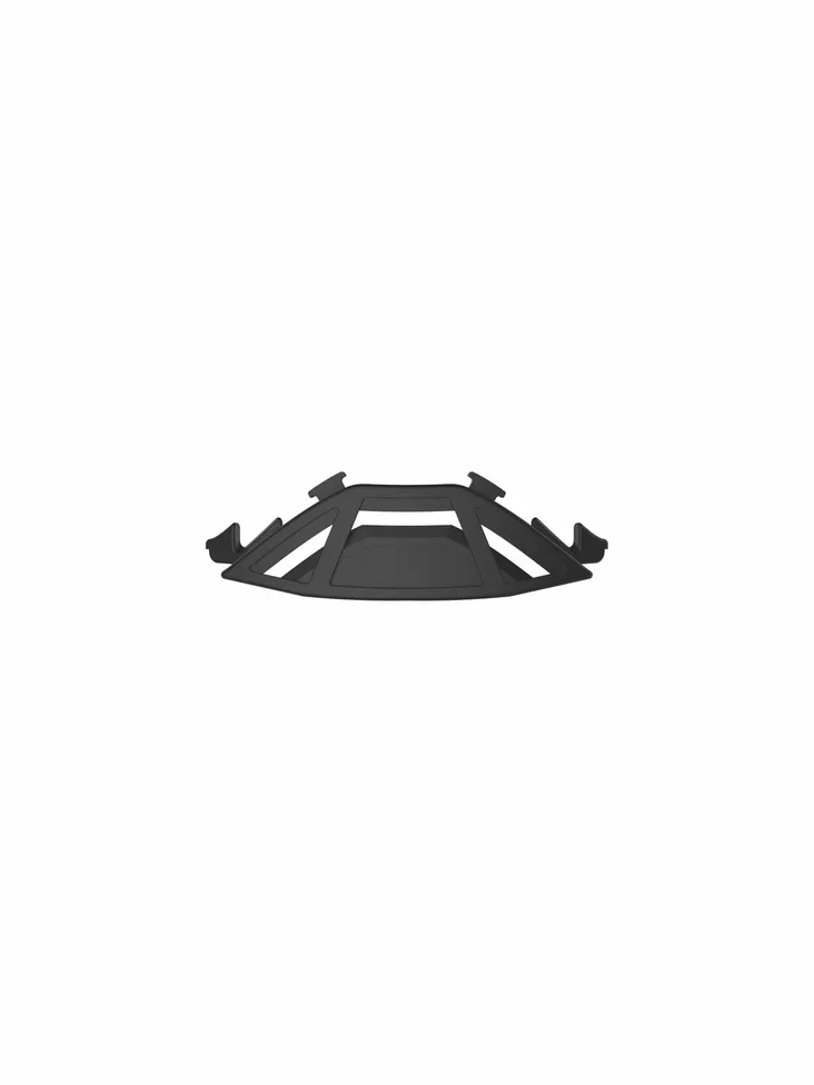 Alpinestars Supertech Nose Guard Replacement - Musta - Ajolasien linssit & varaosat - D544012 - 1