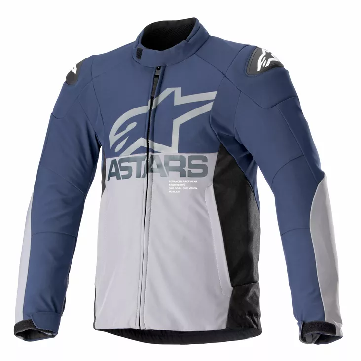 Alpinestars Tekstiilitakki SMX Vedenpitävä Sininen/Harmaa - Kalvolliset moottoripyörätakit - D439042 - 1