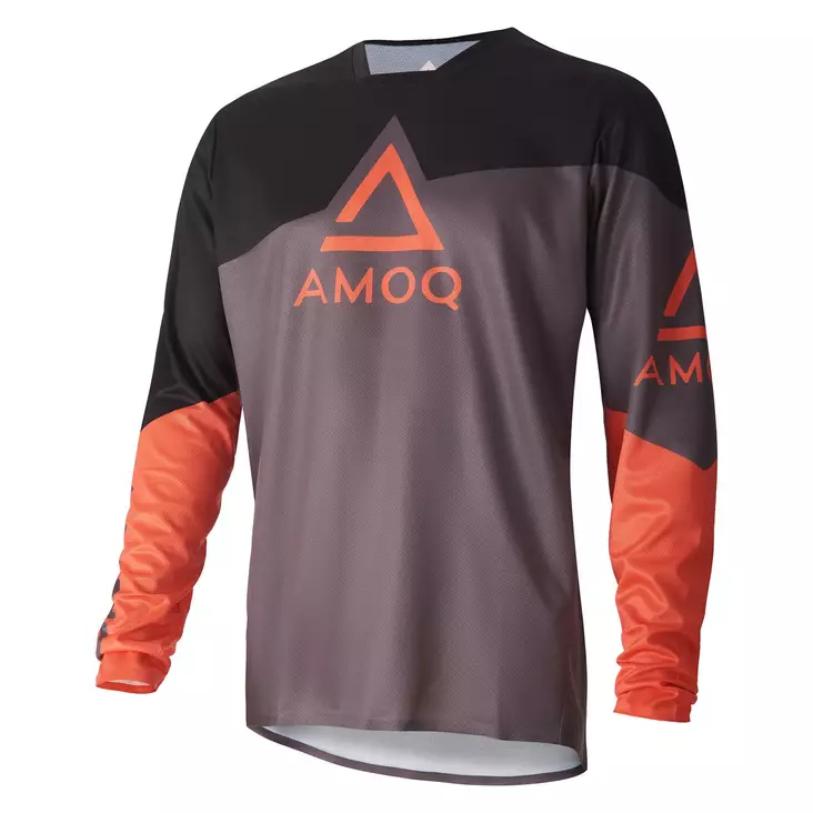 AMOQ Ascent Strive Ajopaita Musta/Oranssi - Motocross paidat MX - D421982 - 1