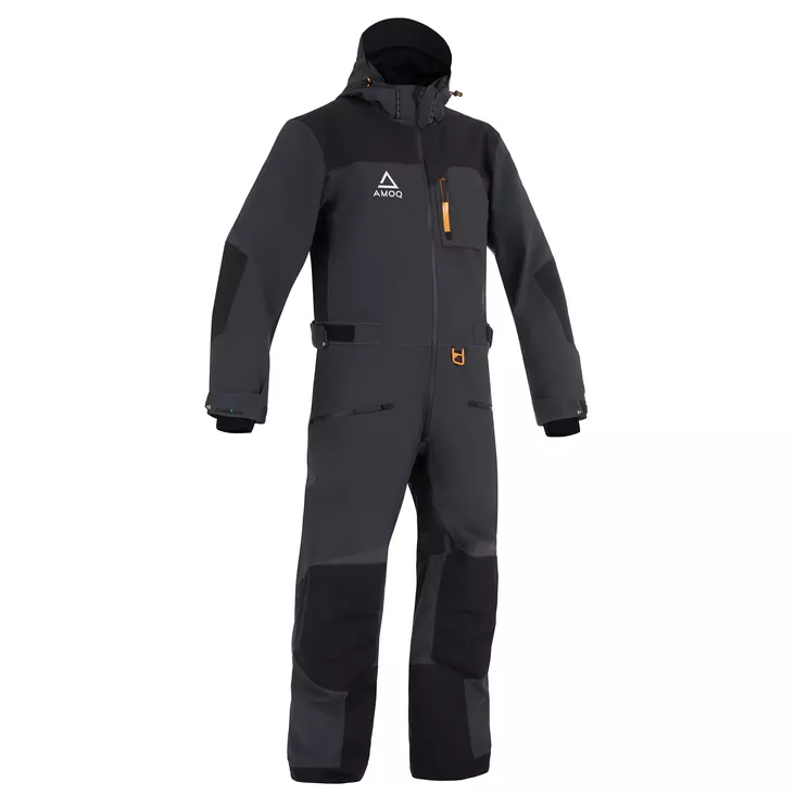 AMOQ Rocket V3 Haalari Harmaa/Musta/Keltainen - Kelkkailuhaalarit / Mono Suits - D520152 - 1