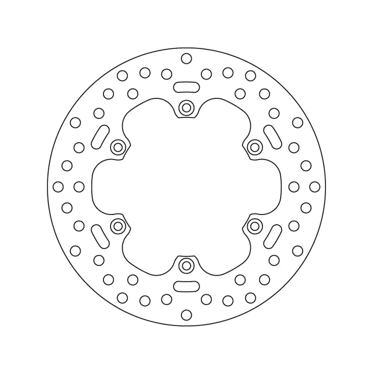 Brembo Serie Oro jarrulevy - Moottoripyörän jarrulevyt - D122852 - 1