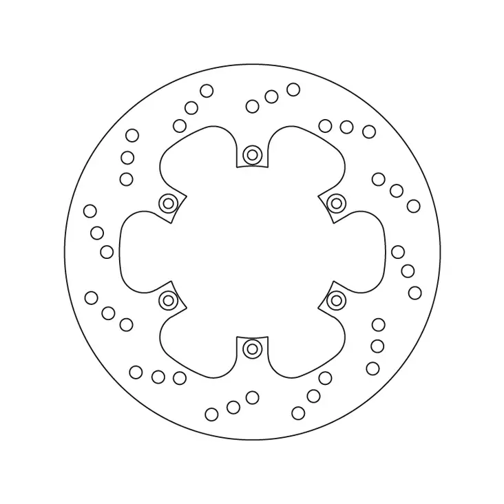 Brembo Serie Oro jarrulevy - Moottoripyörän jarrulevyt - D122862 - 1