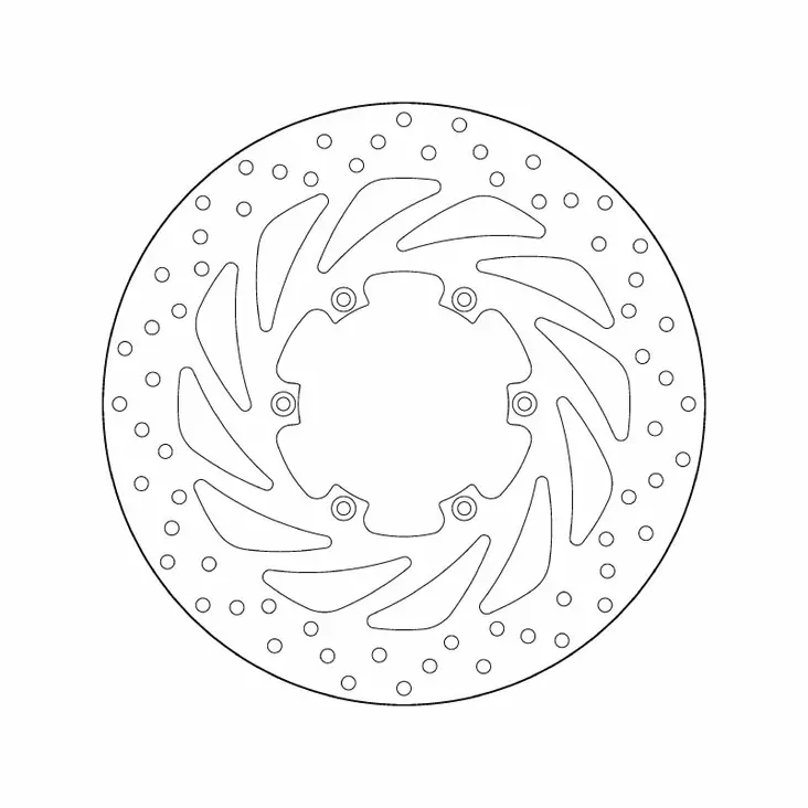 Brembo Serie Oro jarrulevy - Moottoripyörän jarrulevyt - D140492 - 1