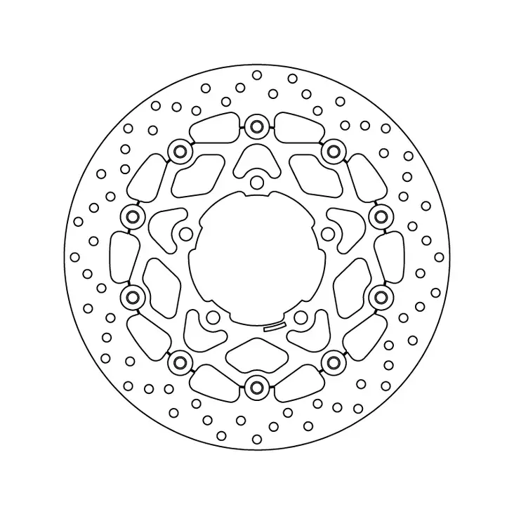 Brembo Serie Oro jarrulevy kelluva - Moottoripyörän jarrulevyt - D122922 - 1