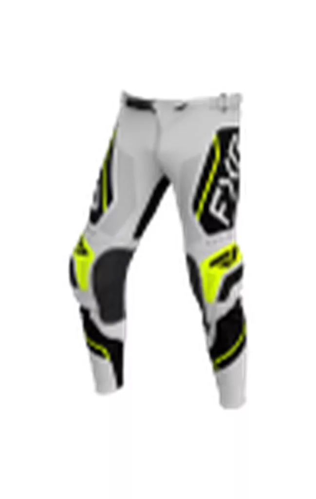 FXR Housut Yth podium mx 27 grey/black/hivis - Motocross housut MX - D550272 - 1
