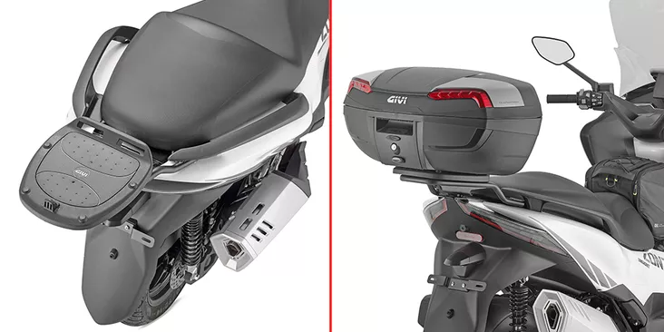 Givi Rear Rack Zontes 368 E (2025) - Moottoripyörän laukkujen kiinnityssarjat - D530192 - 1