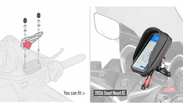GIVI SCREWS KIT FOR - Moottoripyörän laukkujen kiinnityssarjat - D329992 - 1