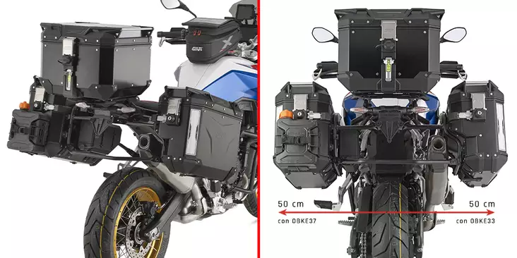 Givi Shaped Pannier Hold. Bmw F 900 GS (2024) - Moottoripyörän laukkujen kiinnityssarjat - D503632 - 1