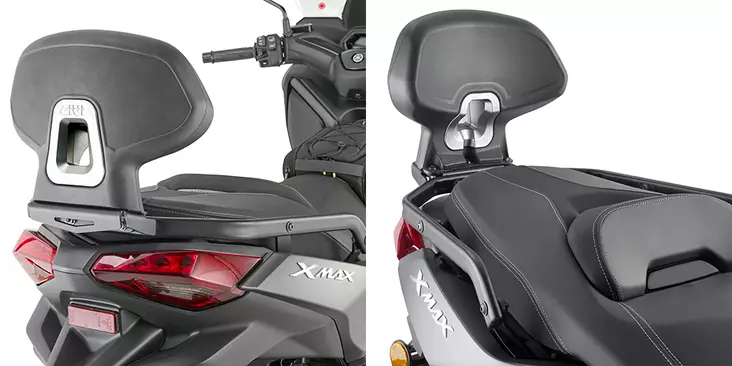 Givi Spec. Backrest Yamaha Xmax 300 (2023) - Moottoripyörän laukkujen kiinnityssarjat - D498702 - 1