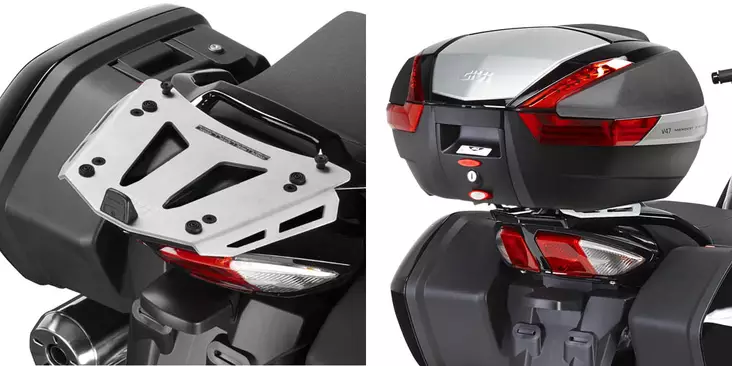 Givi Specific aluminium plate for MONOKEY® boxes FJR1300 06-13 - Moottoripyörän laukkujen kiinnityssarjat - D147192 - 1