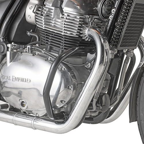 Givi Specific engine guard glossy black ROYAL ENFIELD INTERCEPTOR - Moottoripyörän kaatumaraudat - D355262 - 1