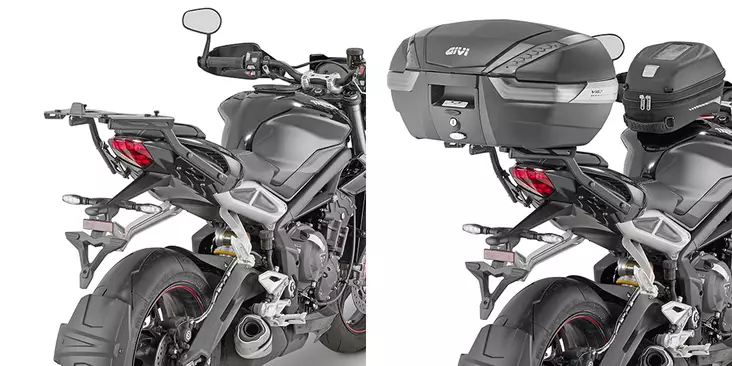 Givi Specific Monorack arms STREET TRIPLE 765 (17-18) - Moottoripyörän laukkujen kiinnityssarjat - D324452 - 1