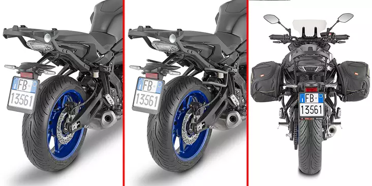 Givi Specific rapid release holder REMOVE-X YAMAHA TRACER 700 (20-22) - Moottoripyörän laukkujen kiinnityssarjat - D485532 - 1