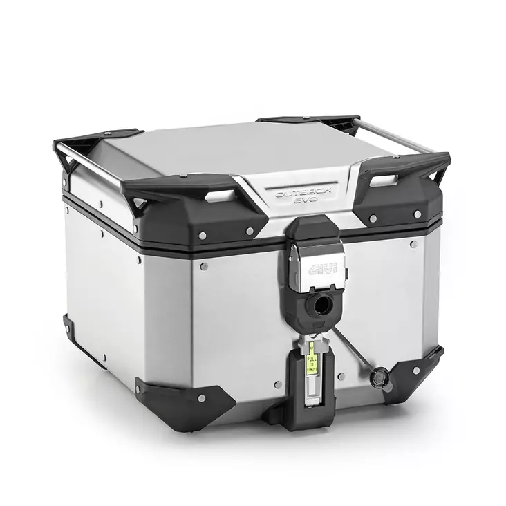 Givi Trekker Outback EVO alum. case 42 ltr sold without lock Monokey - Moottoripyörän kovat laukut - D504032 - 1