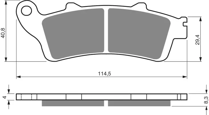 GOLDFREN Jarrupalat 178 Ceramic Carbon S3 - Moottoripyörän jarrupalat - D227982 - 1