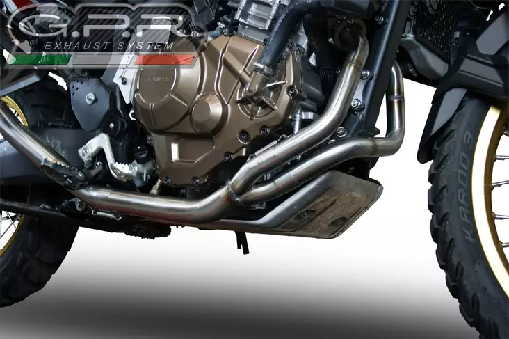 GPR Honda Crf 1000 L Africa Twin 2015/17 e3 Decat pipe manifold Decatalizzatore - Moottoripyörän väliputket - D422262 - 1