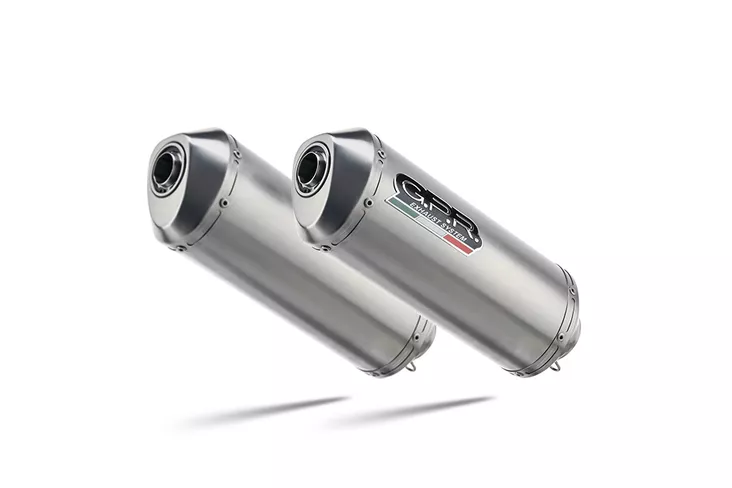 GPR Moto GuzziBreva 750 2003/09 SATINOX DSP - Moottoripyörän äänenvaimentimet - D518952 - 1