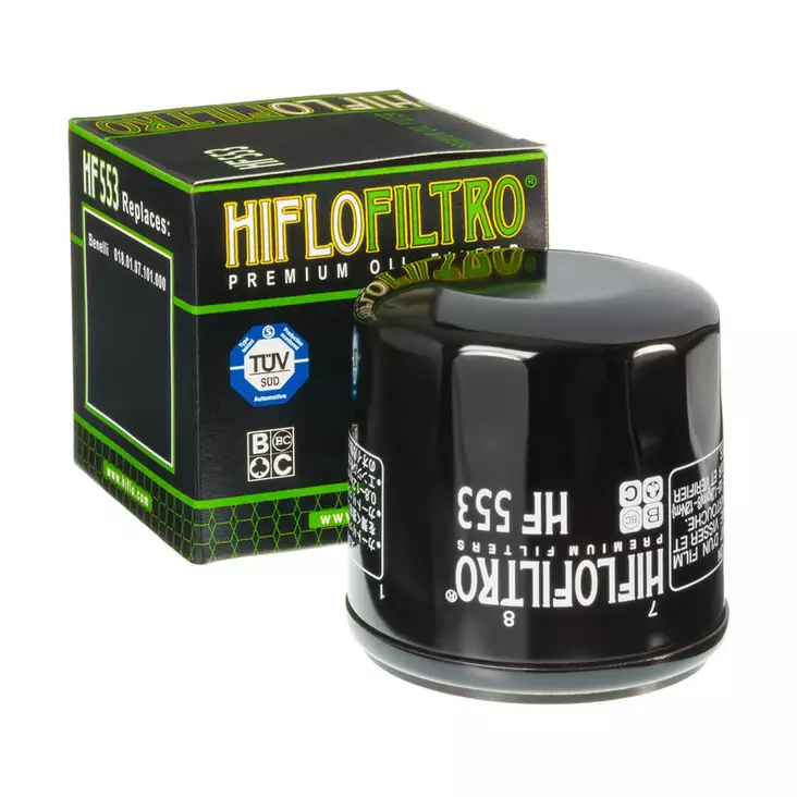 HiFlo öljynsuodatin HF553 - Moottoripyörän öljynsuodattimet - D59112 - 1