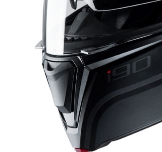 HJC Ilmastointi I90 Suu, Mattamusta - Muut varaosat - D365972 - 1