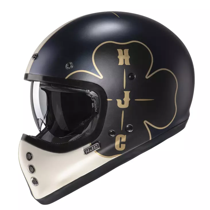 HJC Kypärä V60 Opera Musta/Valkoinen MC5SF - Umpikypärät - D412162 - 1