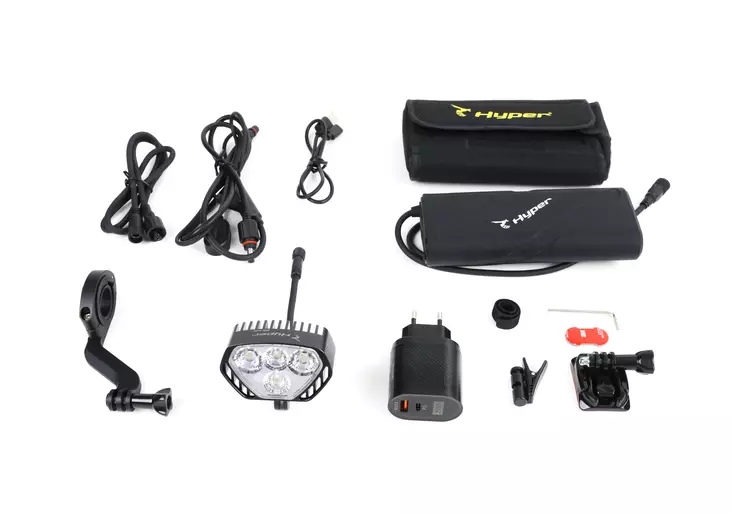 Hyper 8500 Arctic Kypärävalo (ilman USB laturia) - Kypärävalot - D450982 - 4