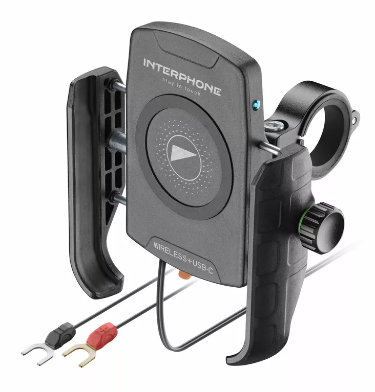 Interphone Wireless langaton lataus, Puhelinteline 65-90mm, 12-32mm tangoill - Moottoripyörän matkapuhelintarvikkeet - D537732 - 1