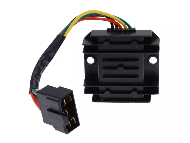 Jännitteensäädin 2-riv. 5-liit. Kymco DJ50S 4-T Super 8 2-/4-T Like 2-/4-T - Mopon Jännitteensäätimet - D193152 - 1