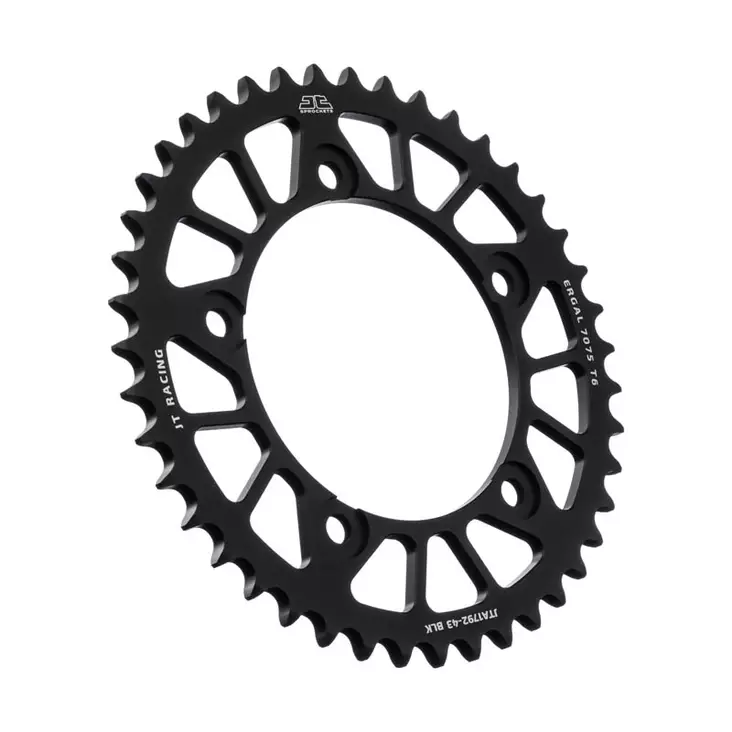 JT Takaratas Alumiini 7075 T6 JTA1792.45BLK Musta - Moottoripyörän eturattaat - D499682 - 1