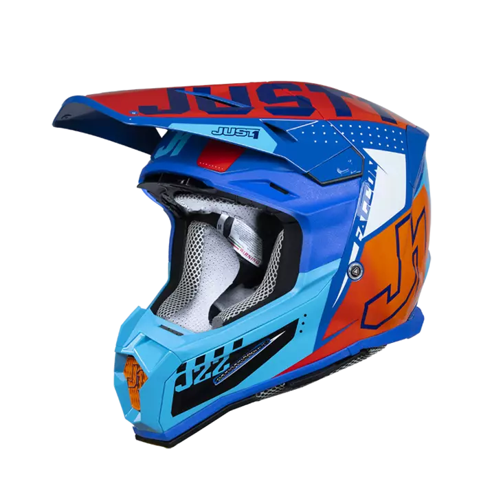 Just1 Kypärä J-22 F Falcon Oranssi/Sininen - Offroad-kypärät - D444882 - 1