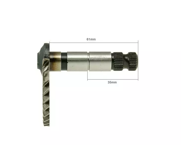 Käynnistyspolkimen aksila 61mm/35mm Kiina-skootterit 4-T 50cc / Peugeot 4-T / - Mopon käynnistimen osat - D134332 - 1