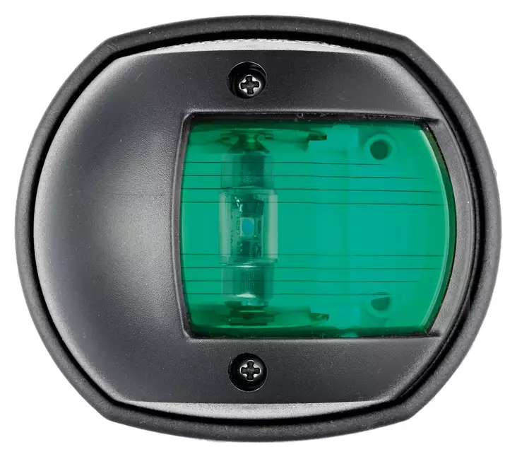Kulkuvalo LED Compact 12 musta - vihreä - Veneen Kulkuvalot - D225522 - 1