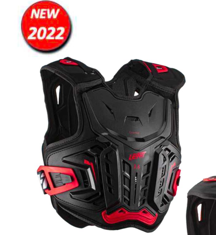 Leatt Suojaliivi 2.5 Musta/Punainen Junior - Rintasuojat - D402032 - 1