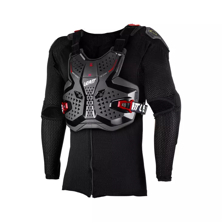 Leatt Suojatakki 3.5 Nuorten Musta/Punainen 147-159 L/XL - Suojapaidat & panssarit - D444182 - 1